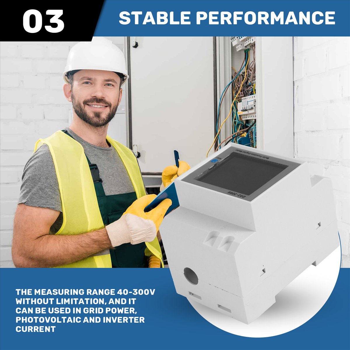 Power Tools Mall - MALL Din Raylı AC Monitör 6IN1