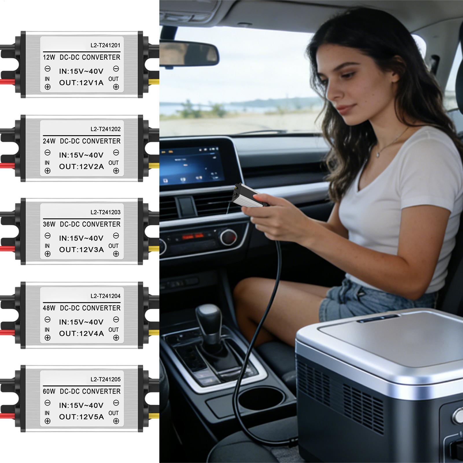 Power Tools Voltage - Ayarlanabilir DC Kademeli Düşürücü Güç Adaptörü