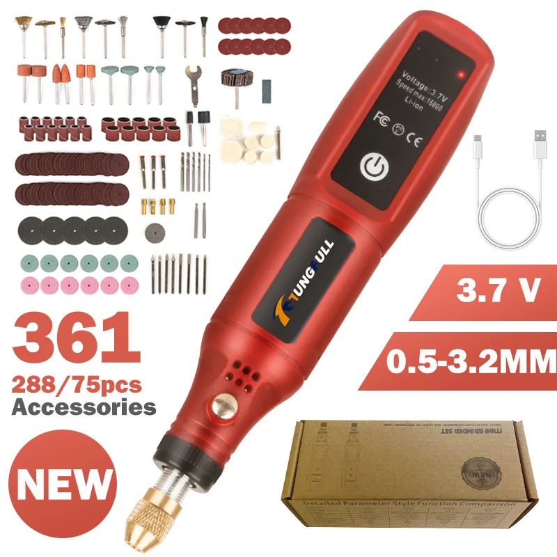 Power Tools Review - USB Şarj Edilebilir Kablosuz Gravür Kalemi