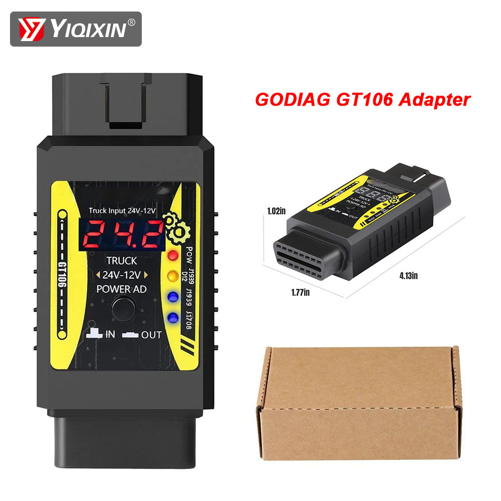 Power Quality Tools - Godiag GT106 Artı Ağır Kamyon Adaptörü