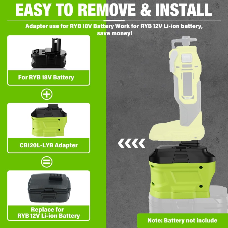 HAKSINKY Pil Adaptörü Ryobi/Ma - Power Tools Ryobi incelemesi ve fiyatı