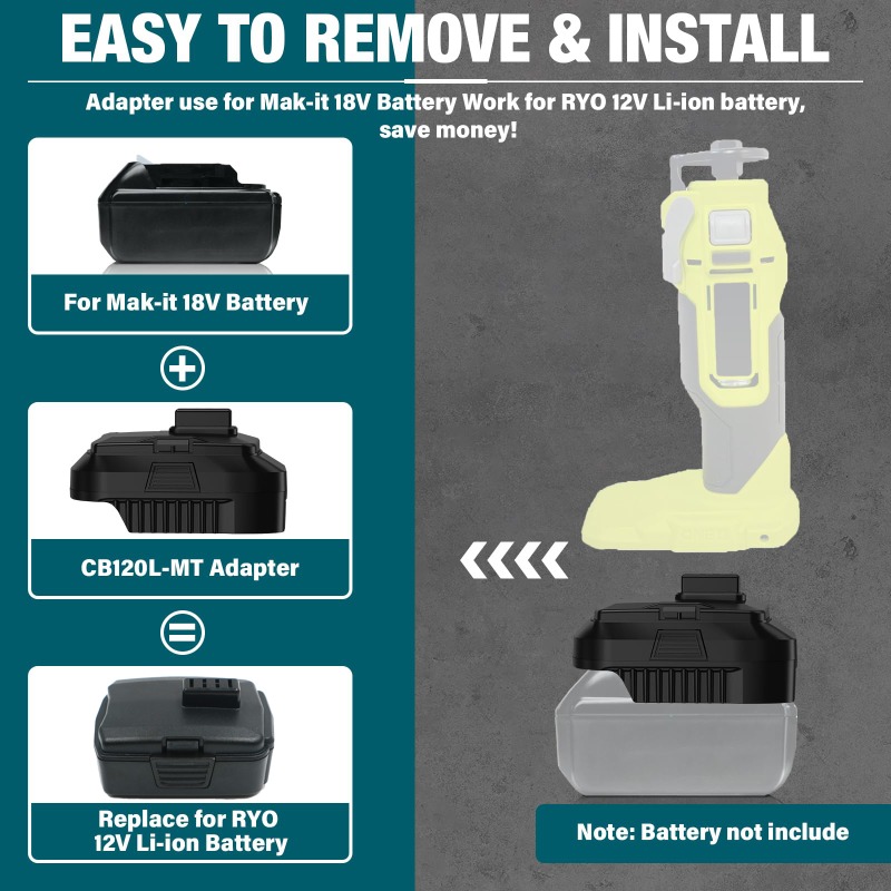 HAKSINKY Pil Adaptörü Ryobi/Ma - Power Tools Ryobi incelemesi ve fiyatı