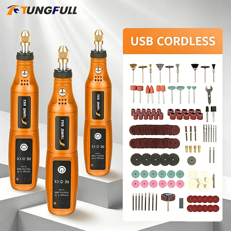 TUNGFULL Mini Elektrikli Öğütü - Power Tools Review incelemesi ve fiyatı