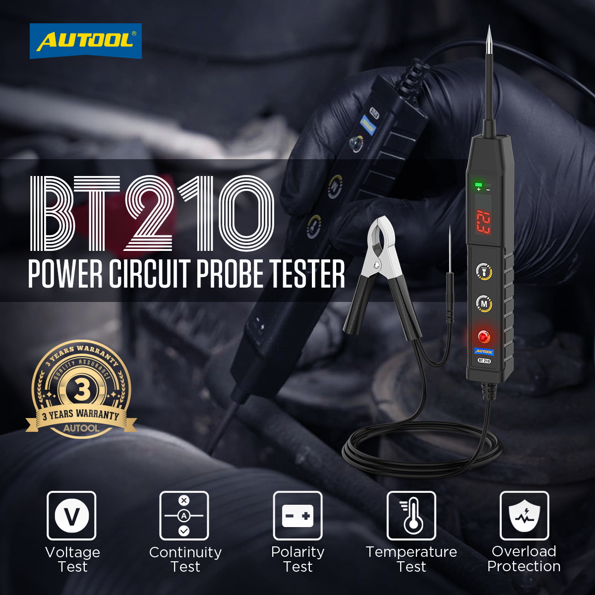 AUTOOL Yeni BT210 Araç Devre T - Power Tools Voltage incelemesi ve fiyatı