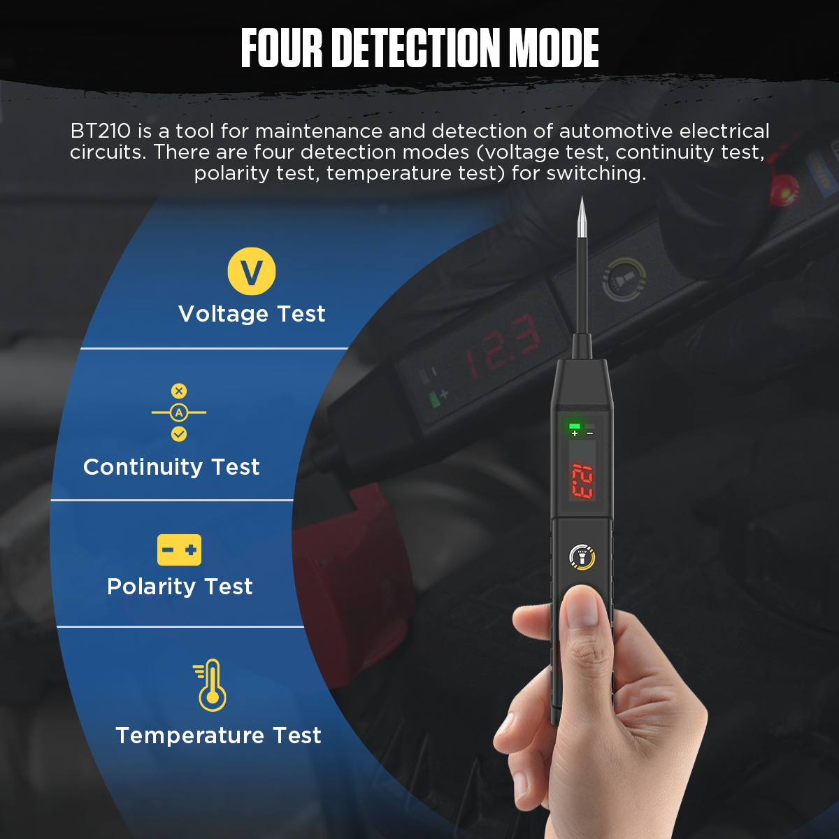 AUTOOL Yeni BT210 Araç Devre T - Power Tools Voltage incelemesi ve fiyatı