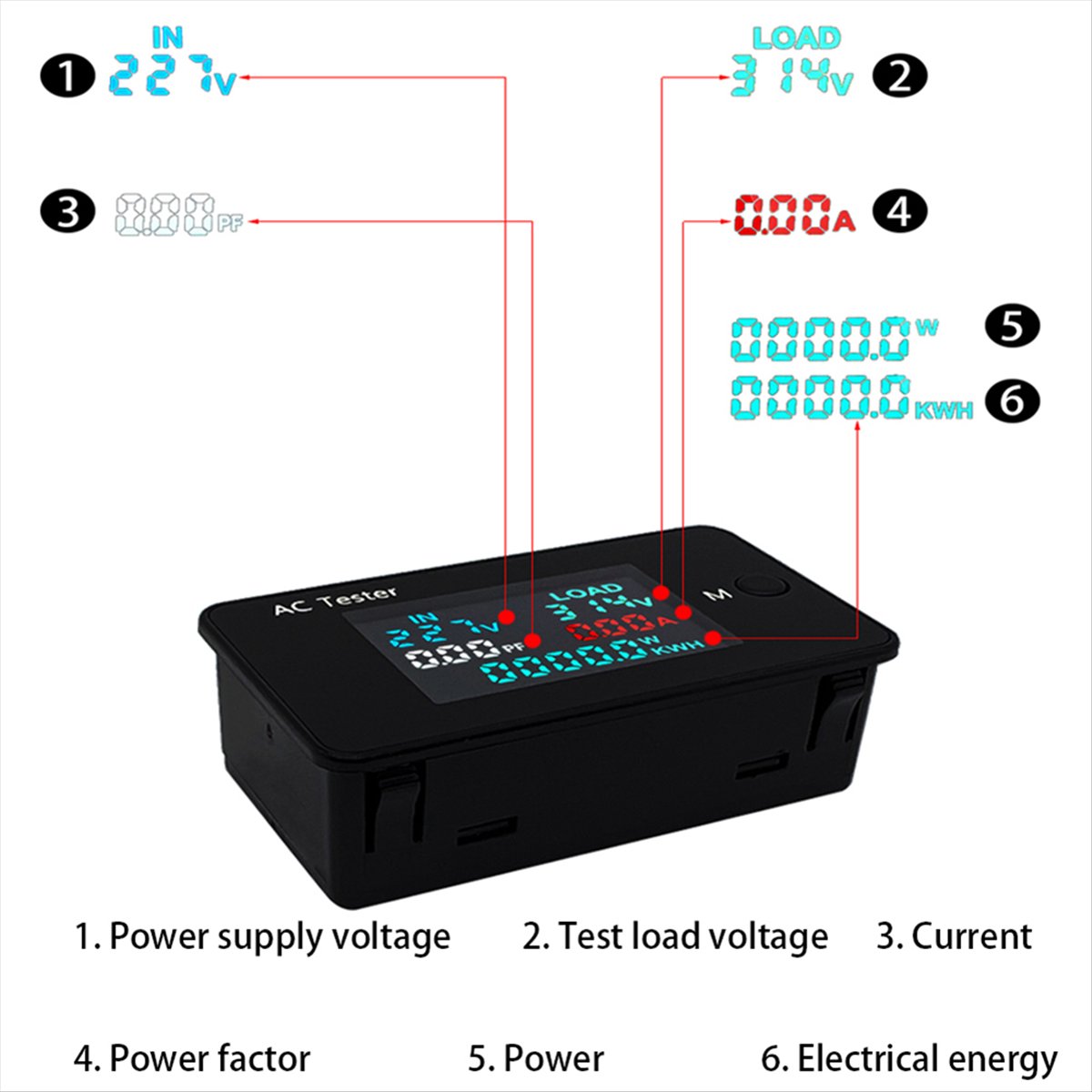 MALL KWS-AC305 Wattmetre Güç Ö - Power Tools Mall incelemesi ve fiyatı