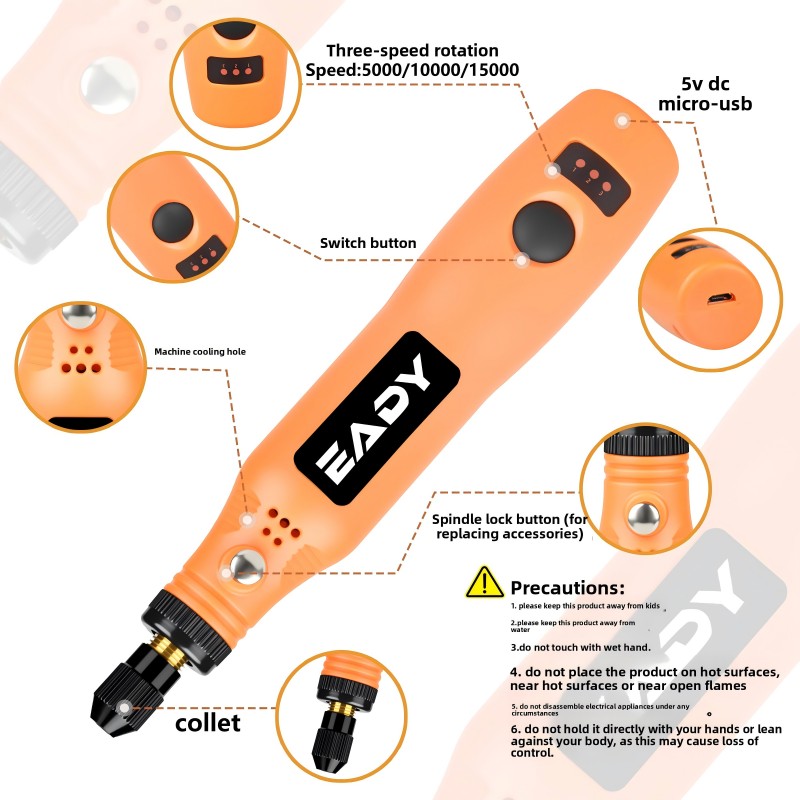 USB Kablosuz Döner Alet Seti – - Power Tools Review incelemesi ve fiyatı