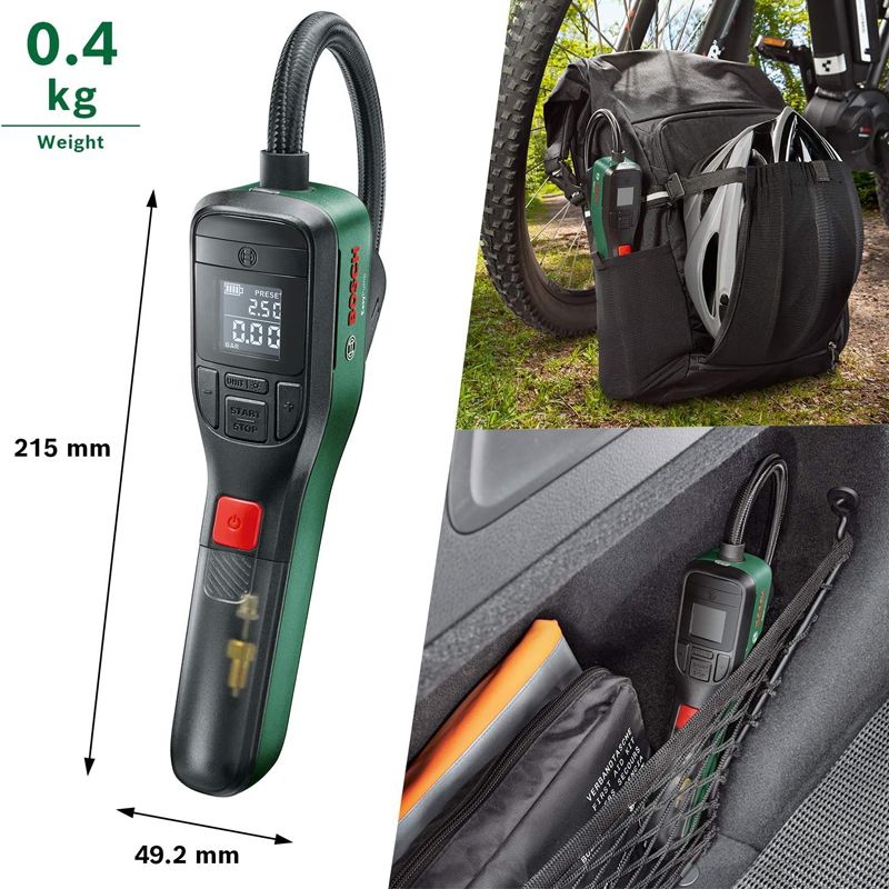 BOSCH Easy Pump Kablosuz Sıkış - Air Compressor Mini incelemesi ve fiyatı