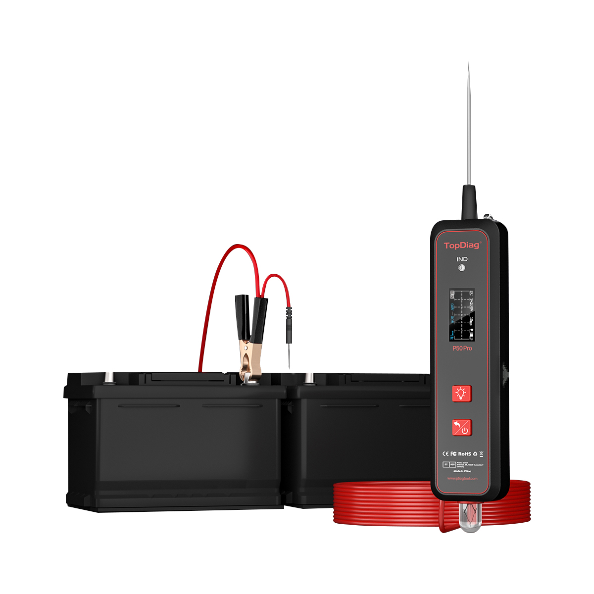 P50 PRO Araba Devre Test Cihaz - Power Tools Voltage incelemesi ve fiyatı