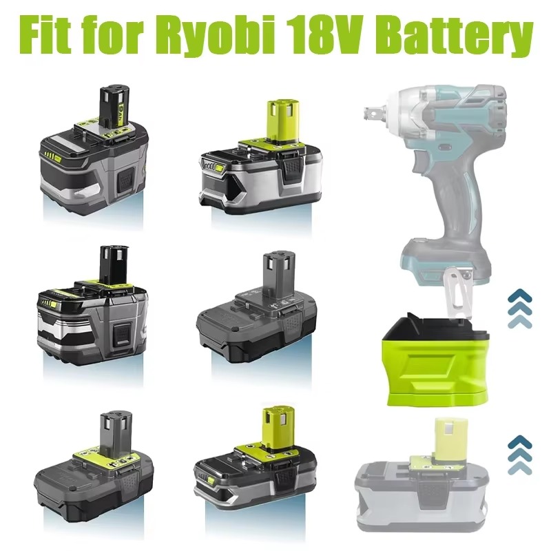 SıCAK Pil Adaptörü Dönüştürücü - Power Tools Ryobi incelemesi ve fiyatı